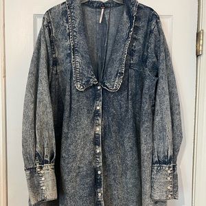 Free People Denim Tunic - Size L